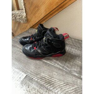 Nike Air Jordan FLIGHT CLUB '91 BP Shoes Black/Red 555470-067 SIZE 12c
